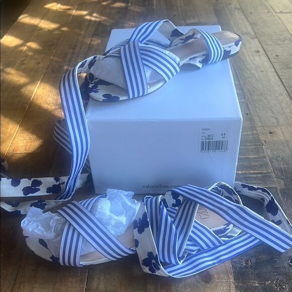 CAbi Blue and White Shoes - Picture 6 of 6